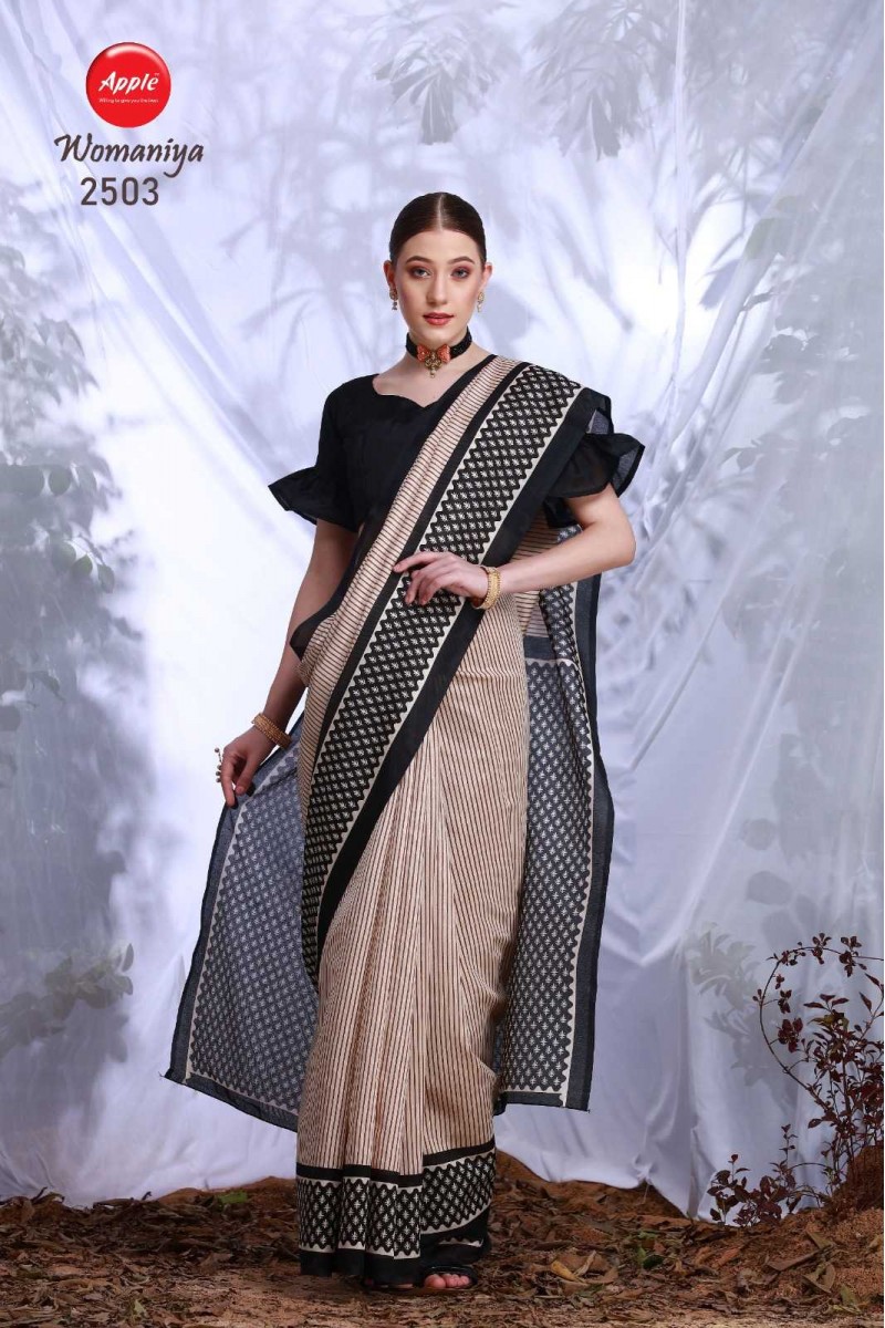 Apple Womaniya-2503 Bhagalpuri Designer Saree New Collection