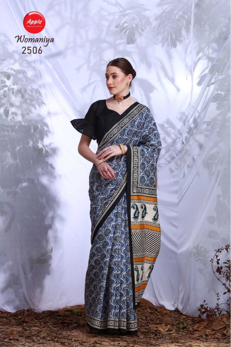 Apple Womaniya-2506 Bhagalpuri Designer Saree New Collection