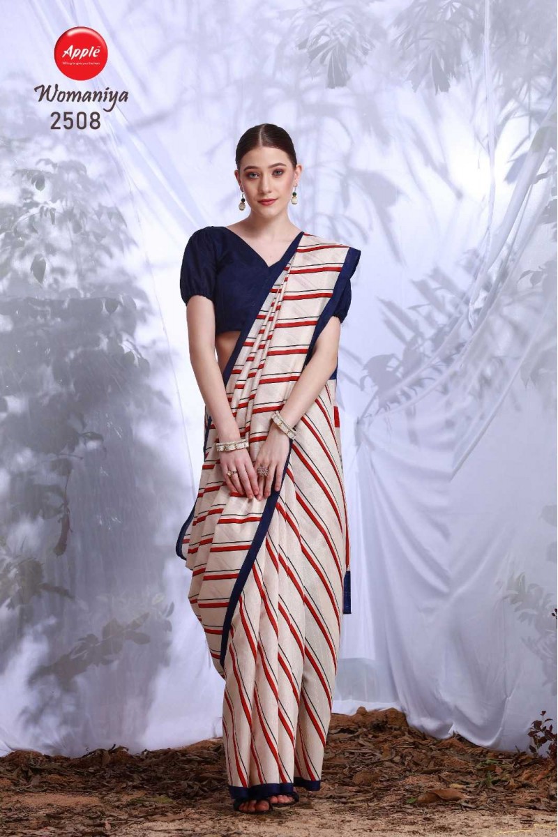 Apple Womaniya-2508 Bhagalpuri Designer Saree New Collection