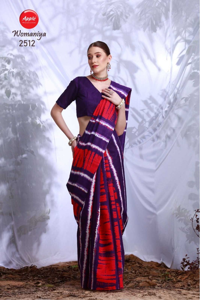 Apple Womaniya-2512 Bhagalpuri Designer Saree New Collection