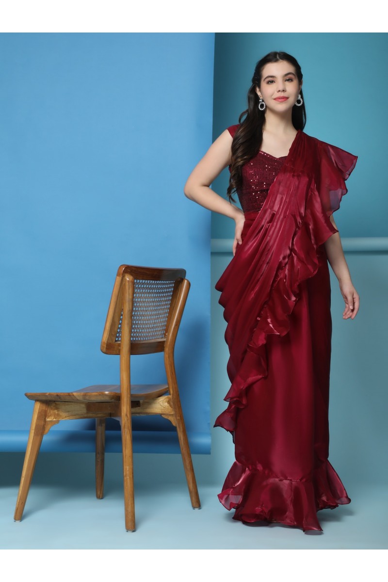 Amoha Trendz D.No-101105-A Occasional Ladies Wear Designer Saree Collection