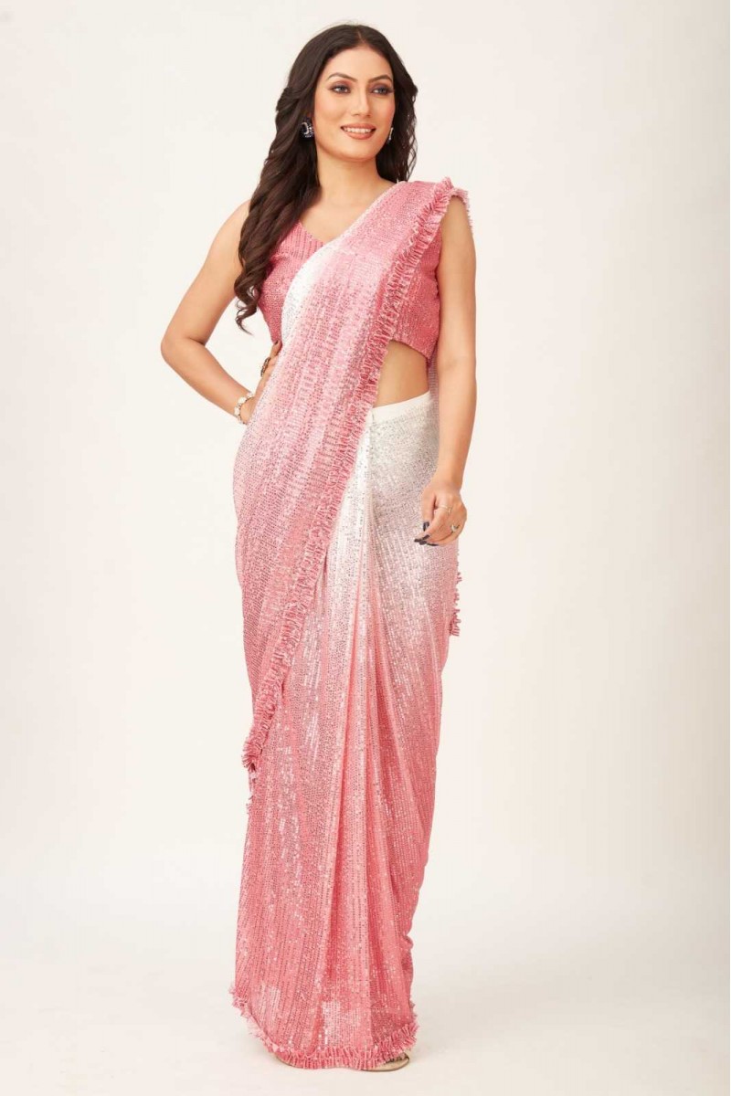 Amoha Trendz D.No-101752-B Ready To Wear Fancy Saree Collection