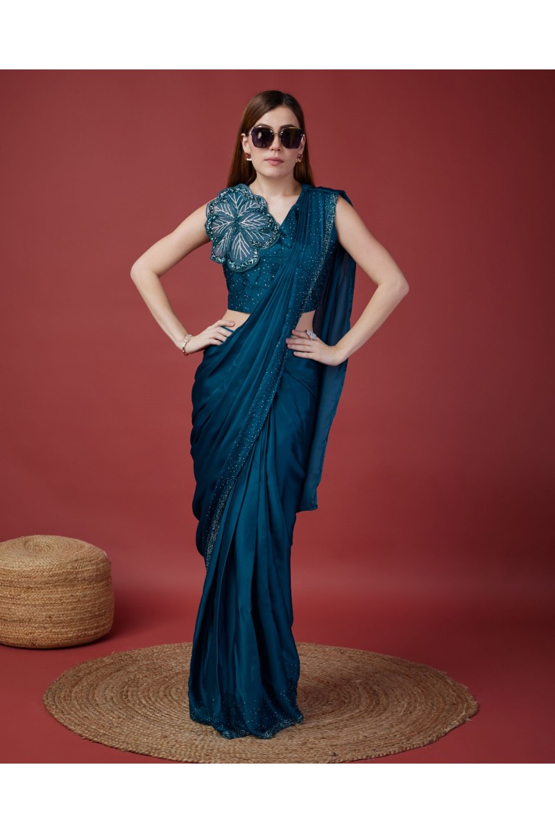 Amoha Trendz D.No-KAT10210-B Women's Wear Silk Single Saree Collection