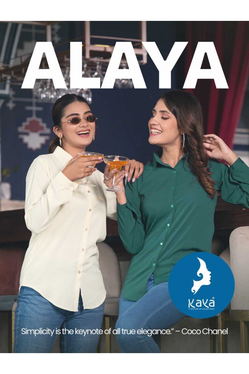 Kaya Alaya Western Wear Poly Lycra Latest New Designs Tops Set