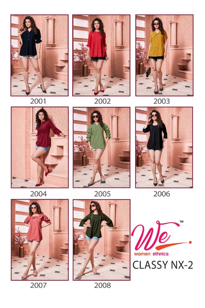 WE(Women Ethins) Classy Nx Vol-2 Western Wear Top Catalogue Set