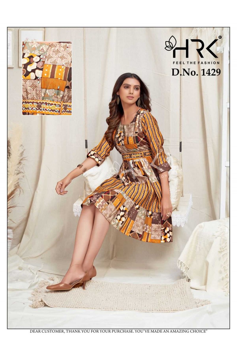 HRK D.No-1429 Trendy Women Stylish Designer Tunic Catalogue Set