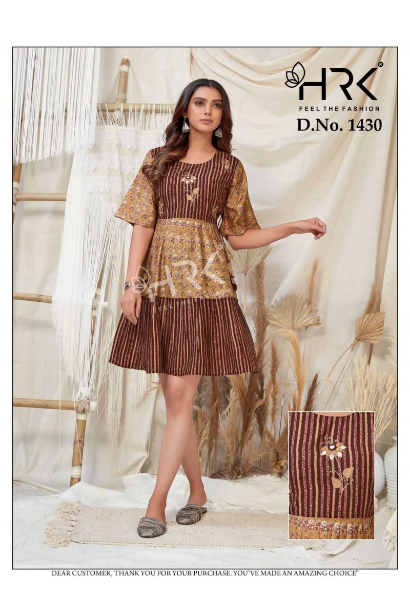 HRK D.No-1430 Trendy Women Stylish Designer Tunic Catalogue Set