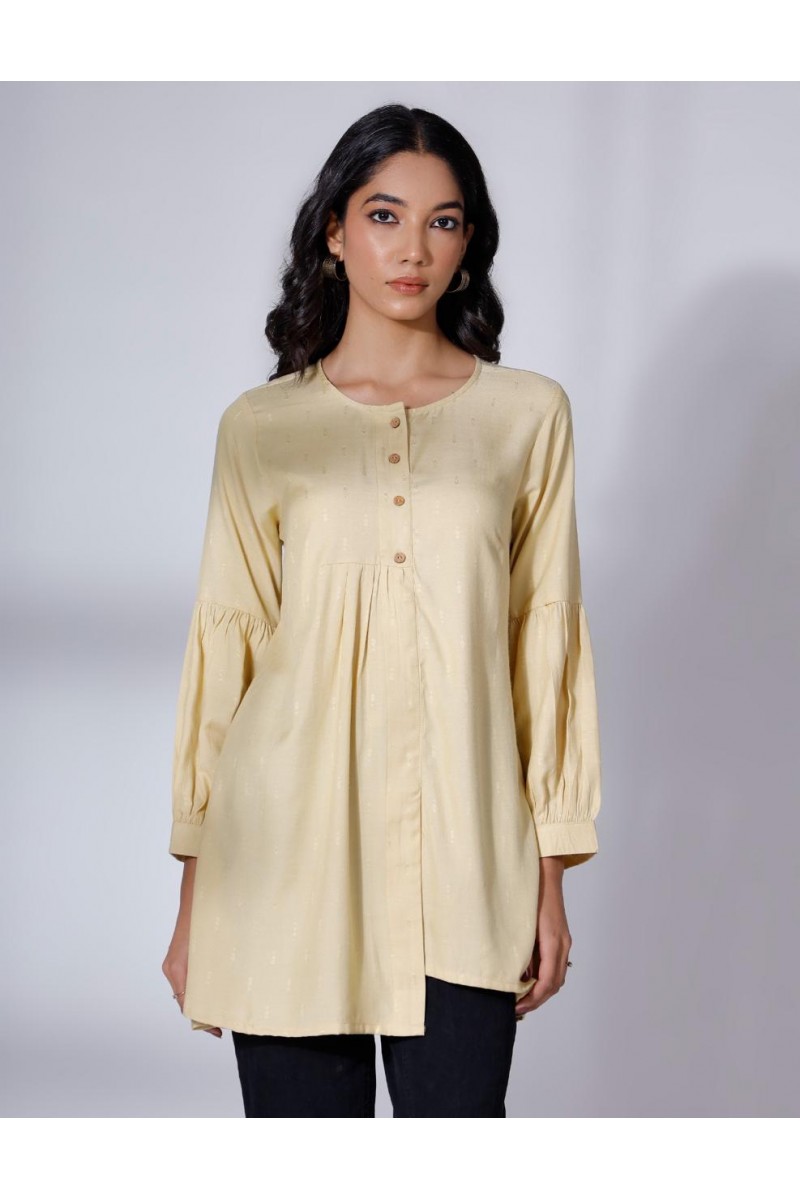 D.No-T-2012 Regular Wear Western Wear Rayon Tunic Combo Set