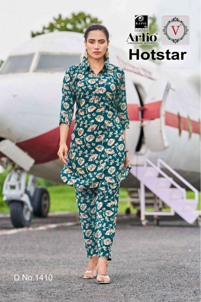 Artio Hotstar-1410 Designer Size Set Women Wear Co-Ord Catalogue Set