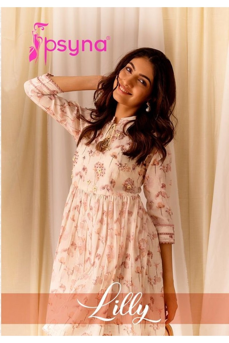 Psyna Lilly Linen With Summer Special Short Tunic Style Kurti Collection