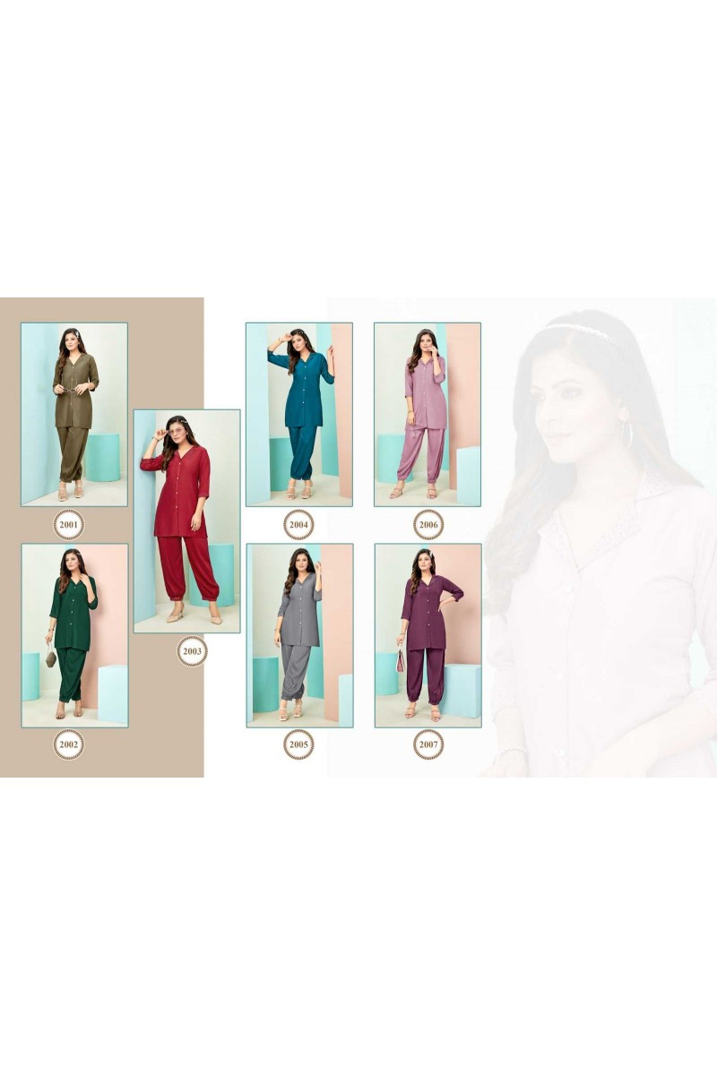 Khushi Sophia Vol-2 Sophia Fancy Designs Cord Set For Women Wear Outfit