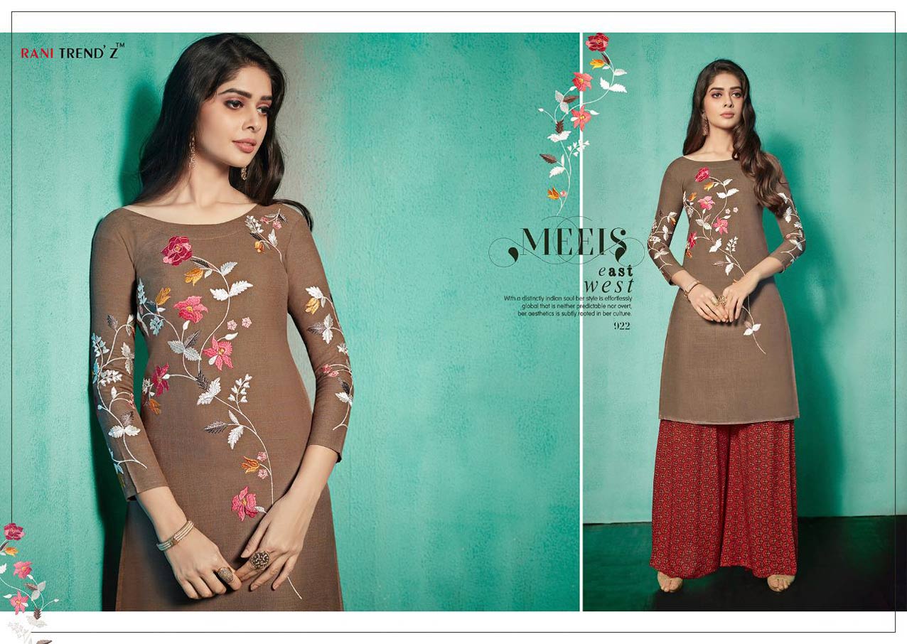 Elite Rani Trendz Rayon Palazzo Kurti Manufacturer - 